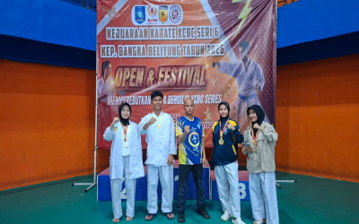Borong Empat Medali, Tim Karate MAN IC Bangka Tengah Tampil Gemilang di Kejuaraan XCBC Seri 6 Babel 2026