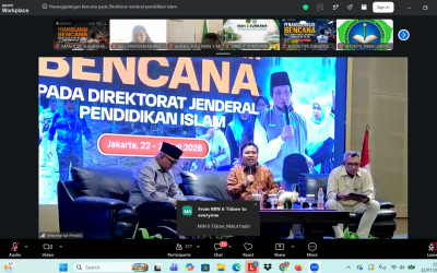 Ditjen Pendidikan Islam Gelar Sosialisasi Nasional Penanggulangan Bencana, Kepala MAN IC Bangka Tengah Turut Berpartisipasi